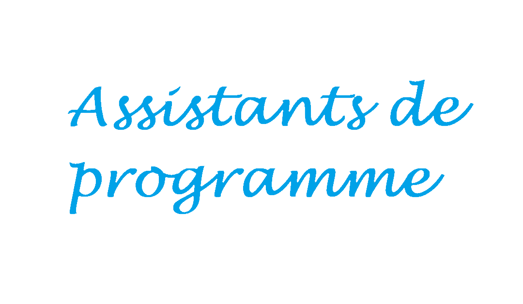 Nos Assistants de programme